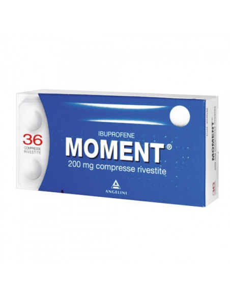 MOMENT IBUPROFENE 36 COMPRESSE RIVESTITE 200MG - Clubfarma