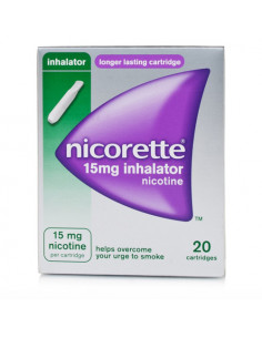 Nicorette soluzione per inalazione per aiutare a smettere di fumare 20 flaconcini 1d 15mg