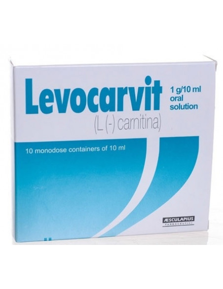 LEVOCARVIT*OS 10FL 10ML 1G