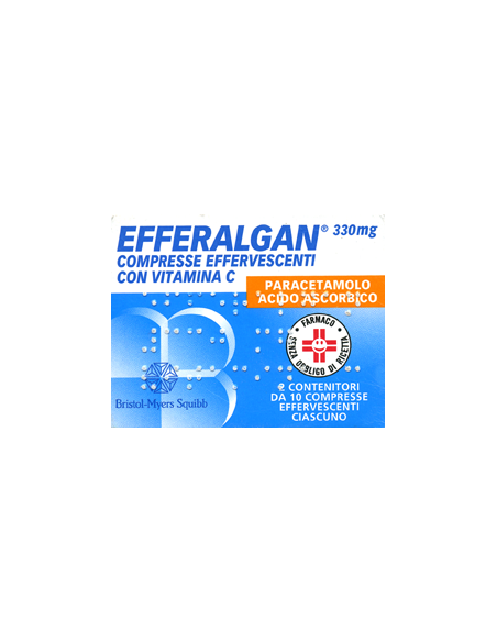 EFFERALGAN*20CPR EFF 330 piu 200MG