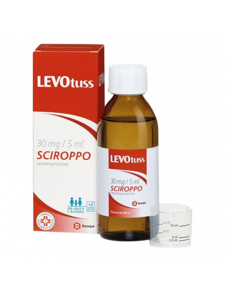 Levotuss sciroppo tosse secca 200ml 30mg/5ml