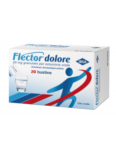 FLECTOR DOLORE SOLUZIONE ORALE 20 BUSTINE 25MG - Clubfarma