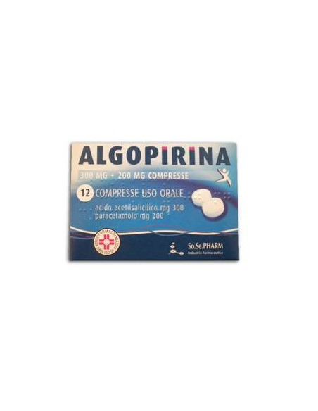 ALGOPIRINA*12CPR 300MG piu 200MG