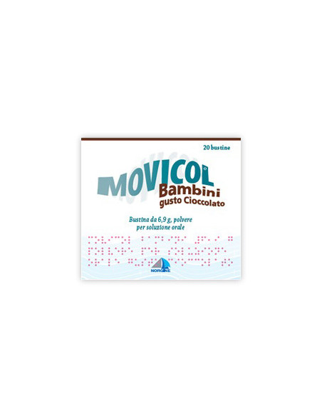 MOVICOL CIOCCOLATO BAMBINI 20 BUSTINE 6,9G - Clubfarma