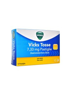 VICKS TOSSE*12PASTL 7,33MG MIE