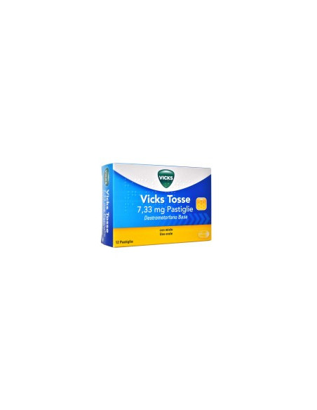 VICKS TOSSE*12PASTL 7,33MG MIE