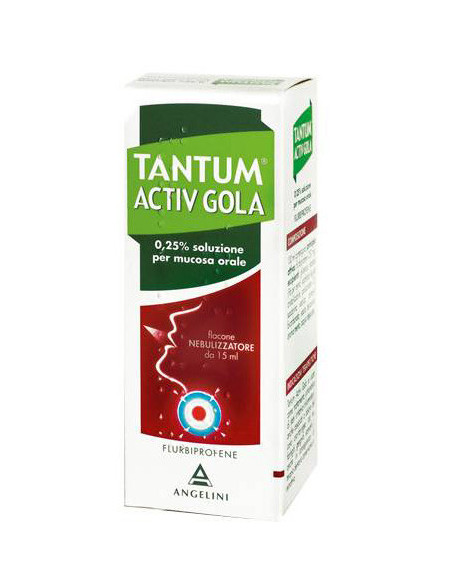 TANTUM VERDE GOLA NEBULIZZATORE 15ML 0,25% - Clubfarma