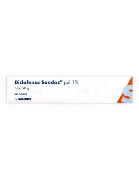 DICLOFENAC SANDOZ*GEL 50G 1%