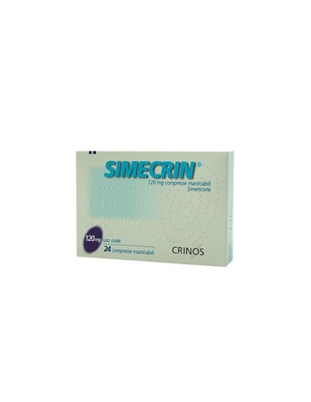 SIMECRIN*24CPR MAST 120MG