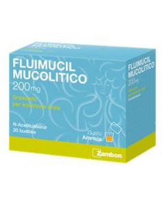 FLUIMUCIL MUCOLITICO 30 BUSTINE 200MG - Clubfarma