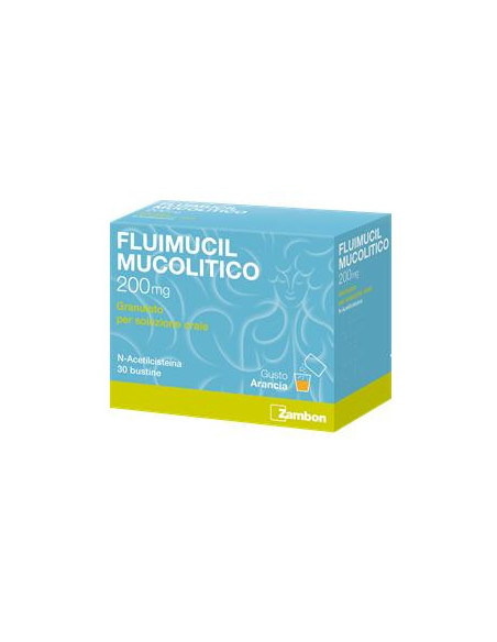 FLUIMUCIL MUCOLITICO 30 BUSTINE 200MG - Clubfarma