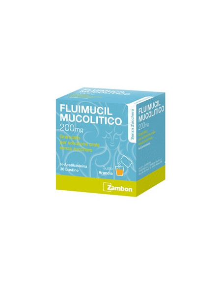 FLUIMUCIL MUCOLITICO 30 BUSTINE 200MG SZ - Clubfarma