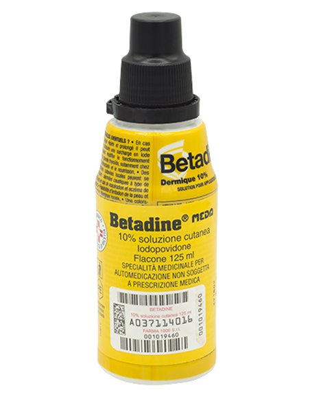 BETADINE*SOLUZ CUT 125ML 10%