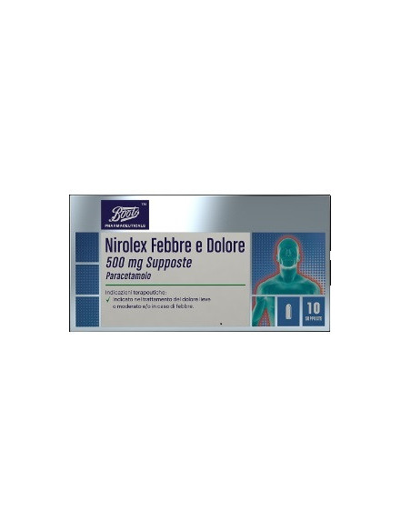 NIROLEX FEBBRE DOL*10SUPP500MG