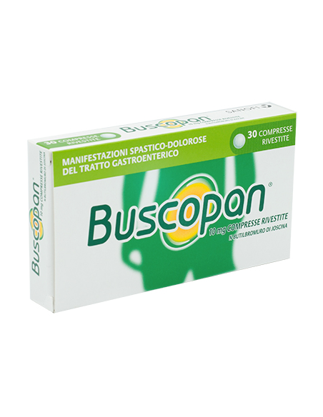 BUSCOPAN 30 COMPRESSE RIVESTITE 10MG - Clubfarma