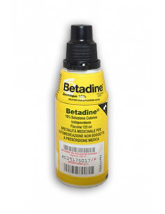 BETADINE*SOLUZ CUT 125ML 10%