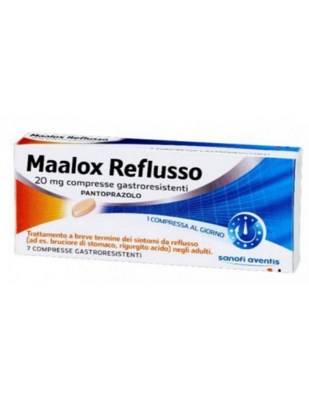 MAALOX REFLUSSO*7CPR 20MG