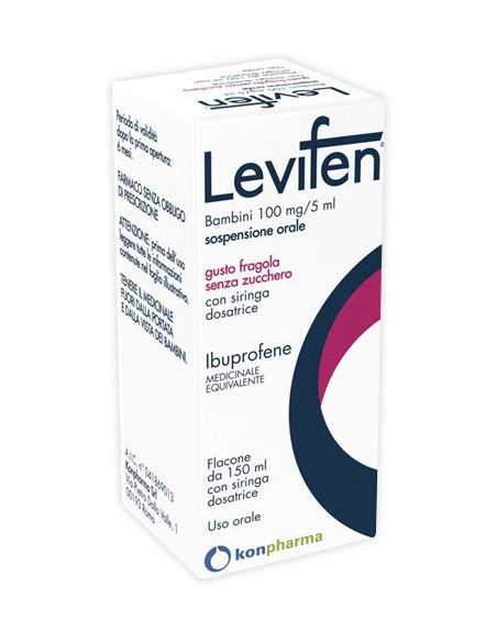 Levifen*os 150ml 100mg 5ml fra