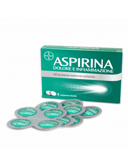 ASPIRINA DOLORE INF*8CPR 500MG