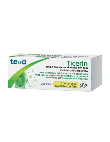 TICERIN*7CPR RIV 10MG