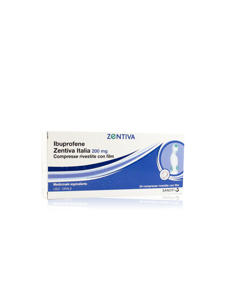 IBUPROFENE ZENT IT*24CPR 200MG