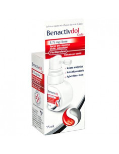 BENACTIVDOL GOLA SPRAY 15ML 8,75MG - Clubfarma