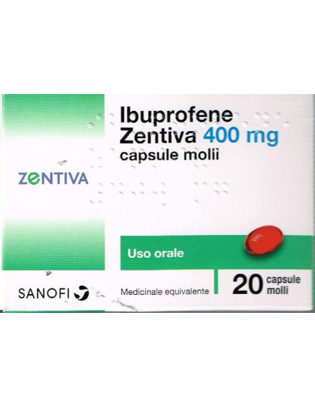 IBUPROFENE ZEN*20CPS 400MG