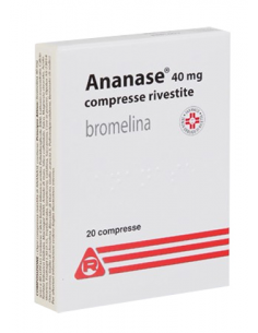 ANANASE 20 COMPRESSE RIVESTITE 40MG - Clubfarma