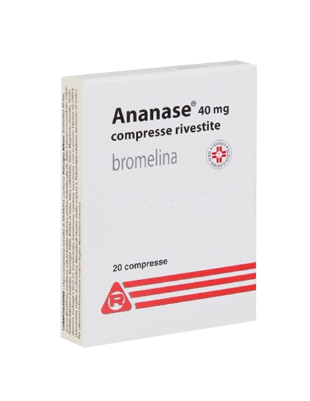 ANANASE 20 COMPRESSE RIVESTITE 40MG - Clubfarma