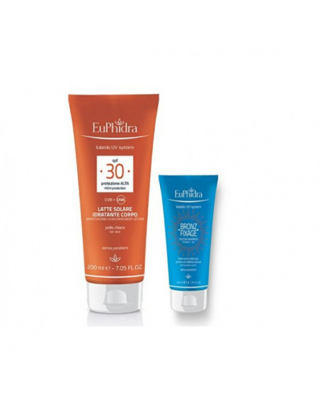 EUPHIDRA - UV SYSTEM LATTE CORPO SPF30 200ML+DOCCIA BRONZ - Clubfarma