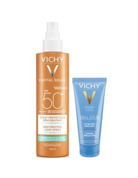 VICHY - CAPITAL SOLEIL BEACH PROTECT SPF50+200 ML+DOPOSOLE - Clubfarma