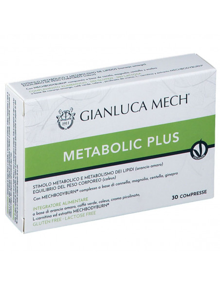 GIANLUCA MECH - TISANOREICA METABOLIC PLUS 30CPR - Clubfarma