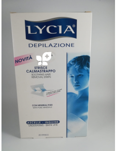 LYCIA DEPILAZIONE ASCELLE - INGUINE 20 STRISCE - Clubfarma