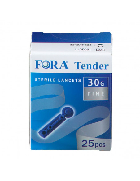 METER - FORA TENDER LANCETTE PUNGIDITTO MICROFINE 30G 25PEZZI - Clubfarma