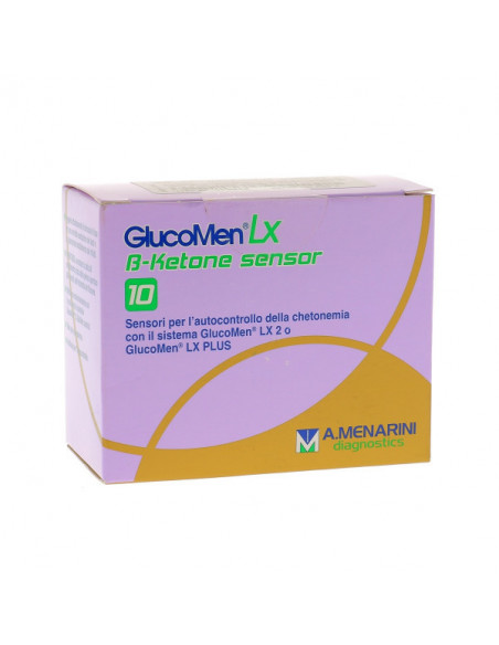 MENARINI - GLUCOMEN LX B-KETONE SENSOR STRISCE REATTIVE - Clubfarma