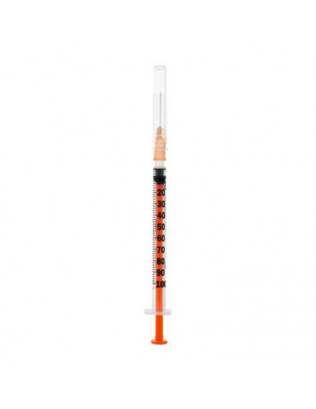 PIC - SIRINGA DA INSULINA 1ML GAUGE 26 1/2 - Clubfarma