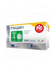 PIC - INSUPEN ADVANCED AGO GAUGE 32X4MM 100 PEZZI - Clubfarma