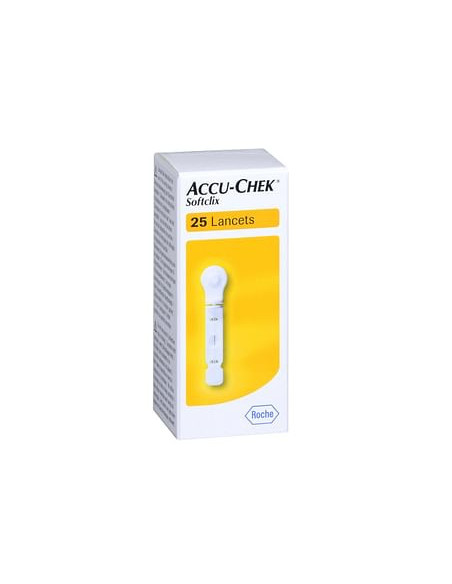 ROCHE - ACCU-CHEK SOFTCLIX 25LANCETTE PUNGIDITO - Clubfarma