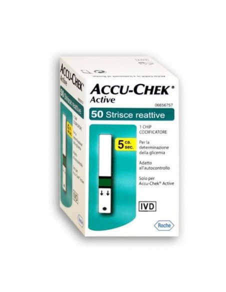 ROCHE - ACCU-CHEK ACTIVE STRIPS 50STRISCE REATTIVE - Clubfarma