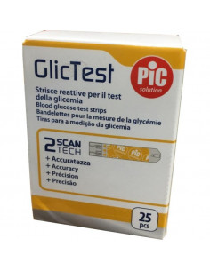 PIC - GLICTEST 25STRISCE REATTIVE - Clubfarma