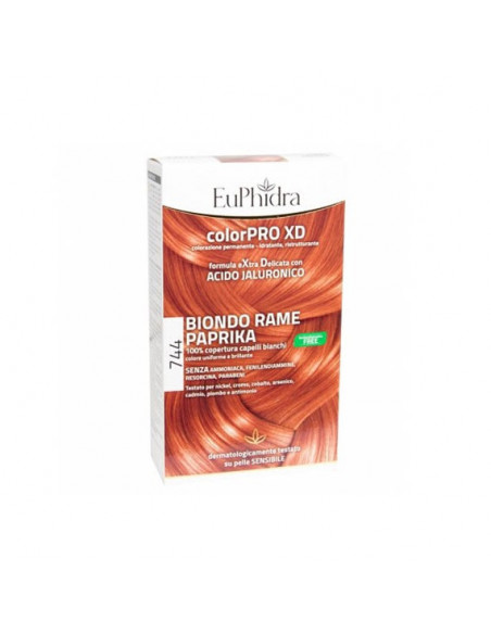 EUPHIDRA COLORPRO XD744 BIONDO RAME PAPRIKA - Clubfarma