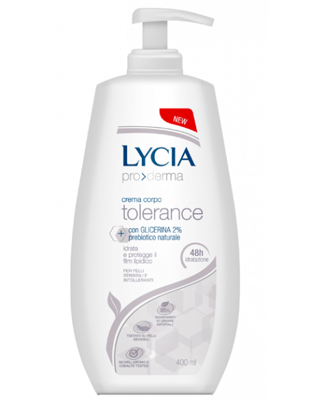 LYCIA PRODERMA BAGNODOCCIA PELLI SENSIBILI TOLERANCE 750ML - Clubfarma