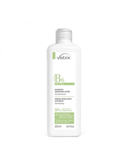 VEBIX PHYTAMIN SHAMPOO SEBOREGOLATORE 250ML - Clubfarma