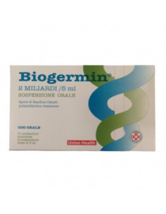 UNION HEALTH - BIOGERMIN 20FLACONI 2MILIARDI 5ML - Clubfarma