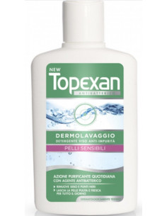 NEW TOPEXAN DERMOLAVAGGIO TRATTAMENTO ANTIBATTERICO PELLI SENSIBILI 150ML - Clubfarma