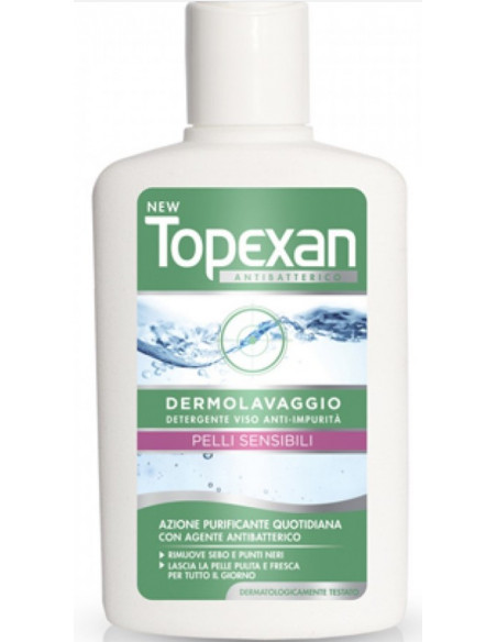 NEW TOPEXAN DERMOLAVAGGIO TRATTAMENTO ANTIBATTERICO PELLI SENSIBILI 150ML - Clubfarma