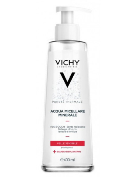 VICHY PURETTE THERMALE ACQUA MICELLARE PELLE SENSIBILE STRUCCANTE 400ML - Clubfarma