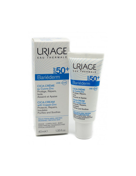 URIAGE - BARIEDERM CICA-CREMA PROTETTIVA SPF50+ 40ML - Clubfarma