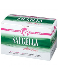 SAUGELLA COTTON TOUCH ASSORBENTI POSTPARTUM 10 PEZZI - Clubfarma