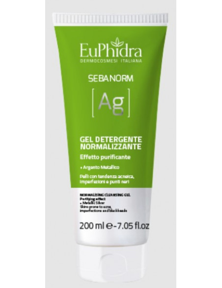 EUPHIDRA GEL DETERGENTE NORMALIZZANTE PELLI MISTE 200ML - Clubfarma